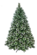 Árvore Pinheiro De Natal Luxo Verde E Neve 2,10m 566 Galhos Cor Verde Com Floco de Neve