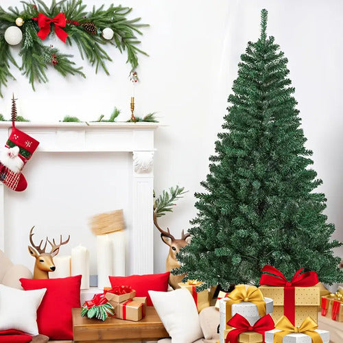 Árvore Natal 1,5m Natalino Enfeitada Decorada Completa Pisca