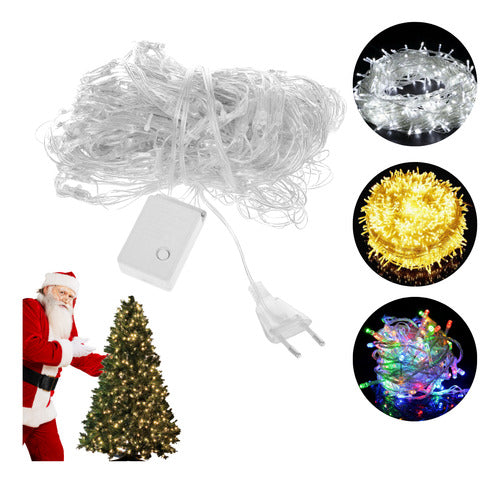 Pisca Pisca De Natal 10m Interior/exterior 100 Lâmpadas Led