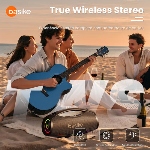 200w Caixa De Som Bluetooth Portátil 36h Tws Ipx6 Boombox