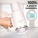 Copo Térmico Gigante 1,2l Inox Com Tampa E Inox Canudo