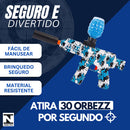 Arma Bolinha De Gel Arminha Ak47 Metralhadora Automática
