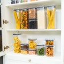 Kit 12 Potes Herméticos Com Vedação Empilhavel em Acrílico