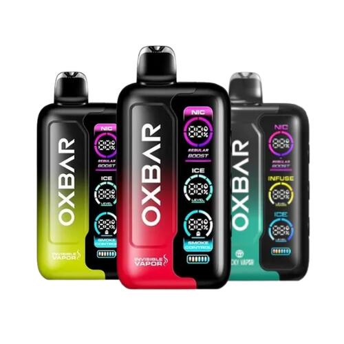 Pod Descartável Invisible Vapor 50K - 50.000 Puffs | Oxbar - Grape Ice - 50mg/mL
